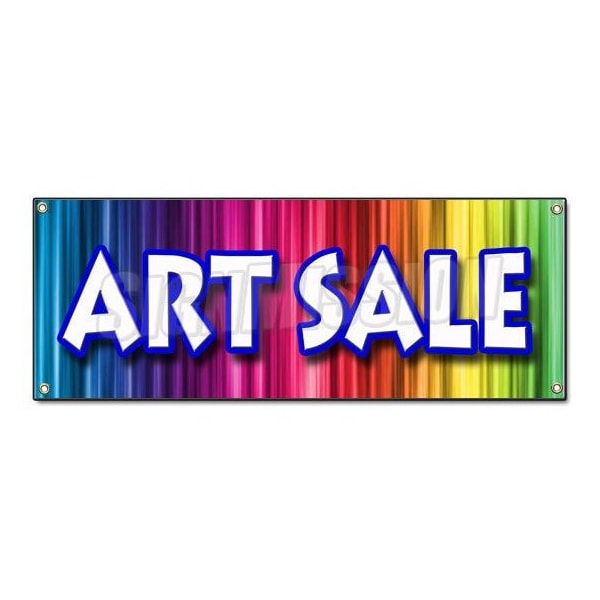 Signmission ART SALE BANNER SIGN artist paint brush signs paintings sculpture artwork B-Art Sale - main